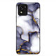 Sonique Marble Serie Hülle Vivo Y01 4G Lila Grau