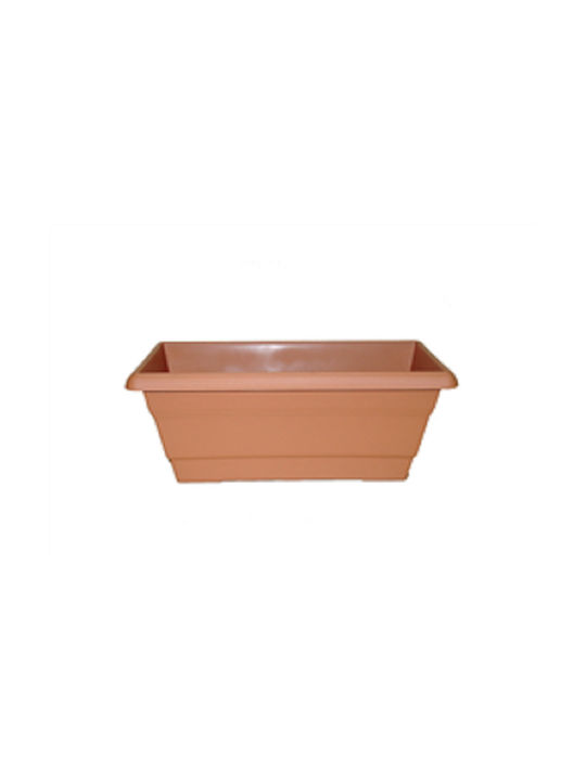 Atmosphera Festone Planter Box Plastic Brown 40...