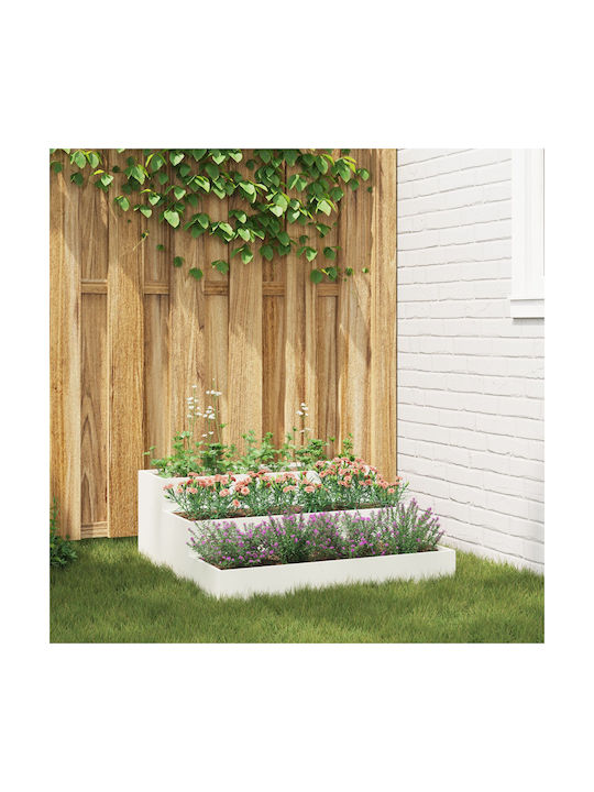 vidaXL Topf Metallisch 90x90x35cm.