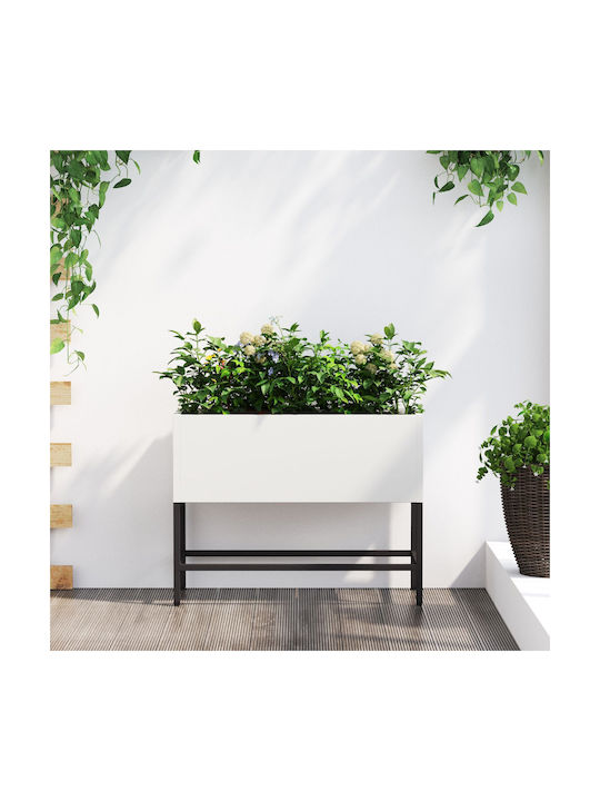 vidaXL Topf Metallisch 60x26x45cm.