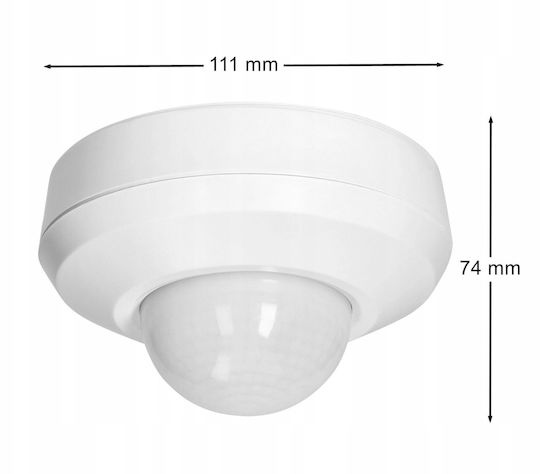 Orno Wired Infrared Motion Sensor 360° Detection Scope 20m