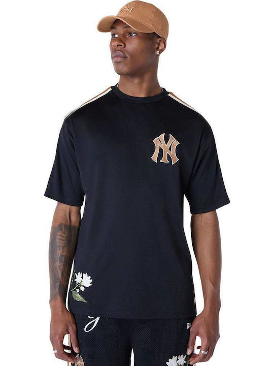 60596329 New Era Mlb Floral Os Tee New York Yankees Black Color