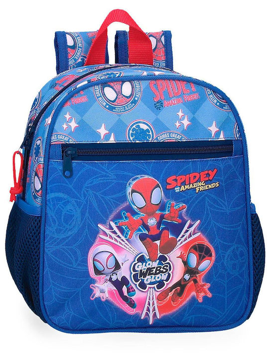 Marvel Spidey Power Of 3 School Bag Backpack Kindergarten Blue