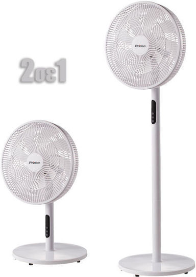 Primo Modular Fan 50W Diameter 40.64cm With Remote Control White
