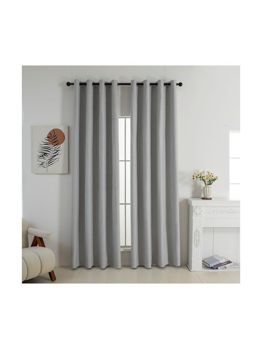 Beauty Home Blackout Curtain with Grommets Elit...