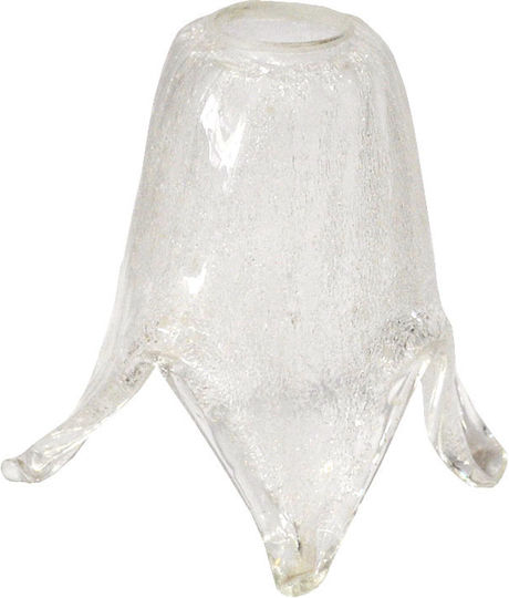 Clear Glass Light Fixture Replacement E14 12x12x11.5cm Sinialo 2900608