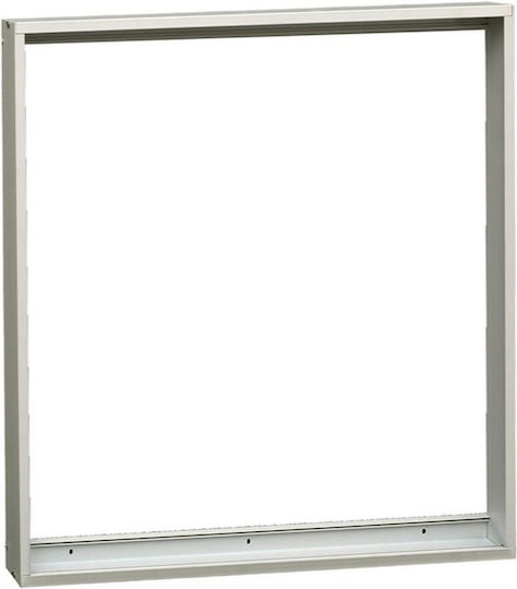 60x60 Алуминиева Външна Монтажна Рамка Бяла Universe 1-u004947