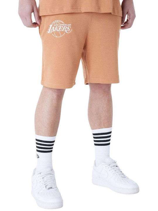 60596644 New Era Nba League Essential Shorts Los Angeles Lakers Dsa Desert Color