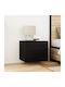 Nachttisch Black oak 50x39x41cm