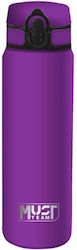 Must Team Stainless Steel Kids Water Bottle Pur...