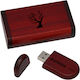 Skymnos Wooden 32gb Usb 3.0 Stick Κερασιά