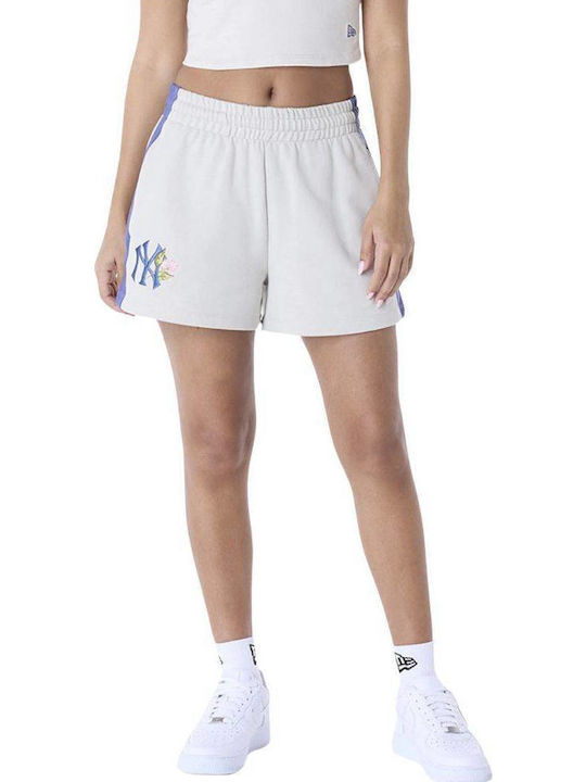 60596543 New Era Wmns Mlb Floral Short New York Yankees Light Beige Color