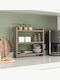 Hanah Home Επιτραπέζια Βάση Πλαστική 44x40x10εκ. Καφέ