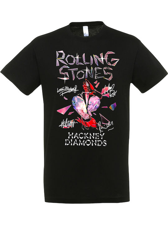 Men's T-Shirt Stedman Black Rolling Stones Dp2098