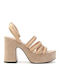 Sandalen Beige