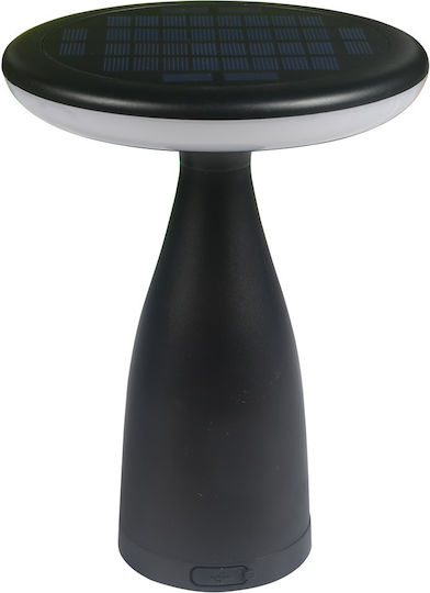 Elmark Tabletop Solar Light 5W 260lm with Natural White Light 4000K IP65 150cmcm