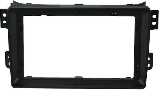 Πρόσοψη Suzuki Splash 2008 Οθόνη Αυτοκίνητου Ηχοσύστημα Αφής 9" Ιντσών Android Mounting Frame Fascia Car Radio Panel Dash Εργοστασιακού Τύπου Πλαίσιο Πλαστικό