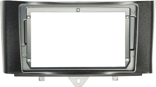 Smart 451 Fortwo 2010 2015 Car Screen 9" Inch Touch Sound System Fortwo Android Mounting Frame Fascia Car Radio Panel Dash Factory Type Plastic Frame
