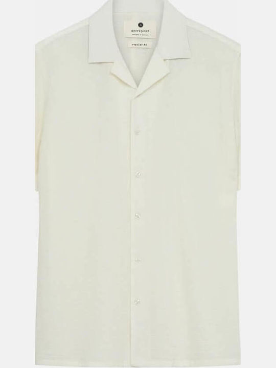 Anerkjendt Short-sleeved Cotton Shirt Tofu