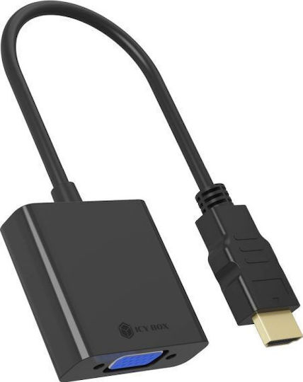 Icy Box Konverter HDMI männlich zu VGA weiblich 1Stück IB-AC502A