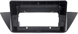BMW X1 E84 2009 2015 Auto Display Touch Soundsystem 10" Zoll X1 E84 Android Einbaurahmen Blende Autoradio Panel Armaturenbrett Werksart Kunststoffrahmen