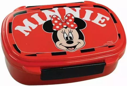 Disney Minnie Plastic Kids' Lunch Set Minnie Red