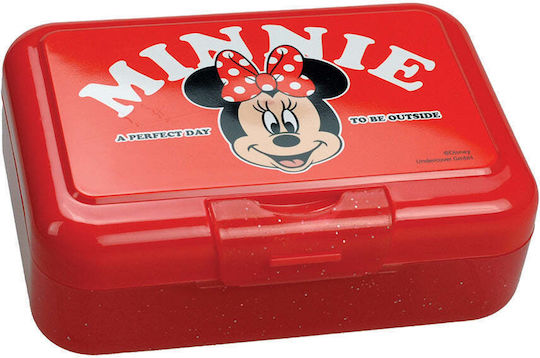 Disney Minnie Πλαστικό Παιδικό Δοχείο Φαγητού Minnie