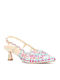 Pumps mit mittelhohem Absatz Fuchsie