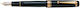 Pilot 18κ Custom Schreibfeder Mittel 0.8mm Schwarz mit Schwarz Tinte