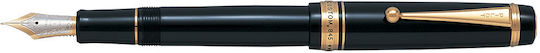 Pilot 18κ Custom Schreibfeder Mittel 0.8mm Schwarz mit Schwarz Tinte