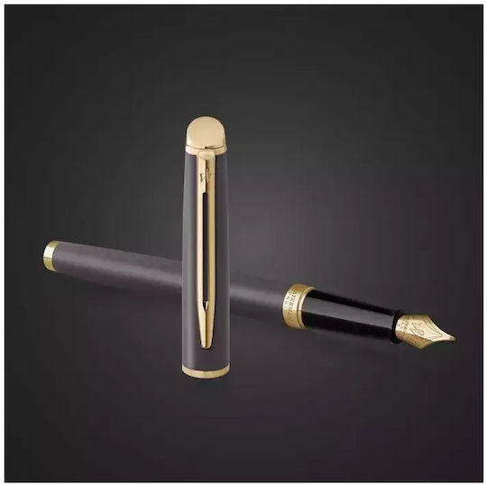 Waterman Hemisphere Füllfederhalter Schwarz mit schwarzer Tintenfarbe