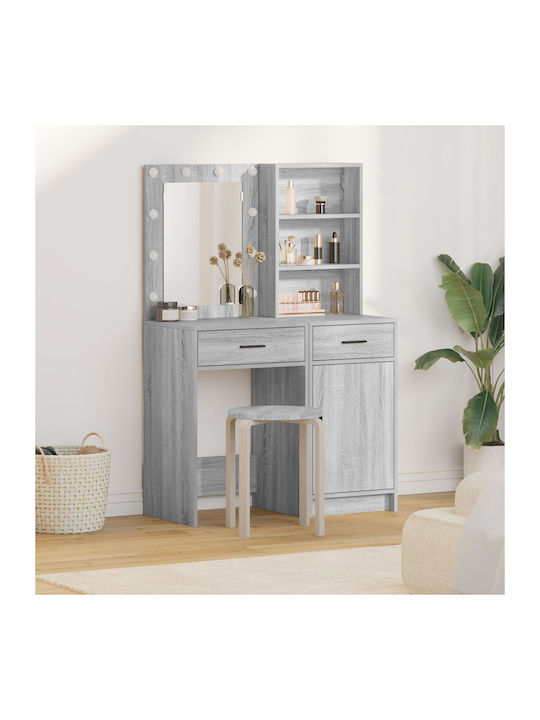 Schminktisch Hölzern Grey Sonoma mit Spiegel 50...