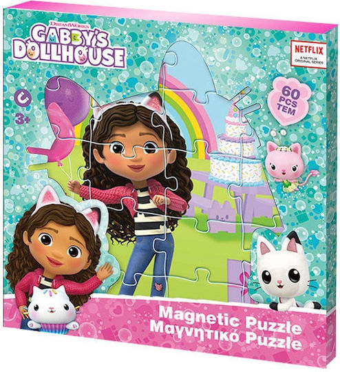 Παιδικό Puzzle Gabbys Dollhouse για 3+ Ετών 60pcs Διακάκης