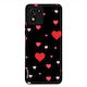 Sonique Heart Serie Hülle Vivo Y01 4G Schwarz