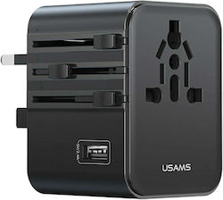 Usams CC308TC01 Steckdosenadapter in Universal