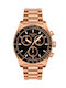 Tissot T-sport Men's Watch 40mm Chronograph Battery with Pink Gold Metal Bracelet