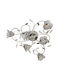 Gallis Ceiling Mount Light Silver