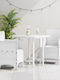 Outdoor-Sessel Kunststoff White 2Stück 53x49x85εκ.