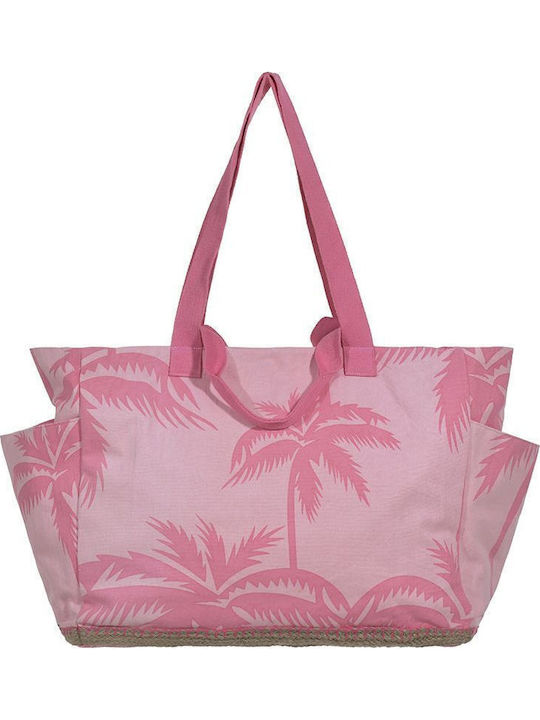 Ble Resort Collection Fabric Beach Bag Pink