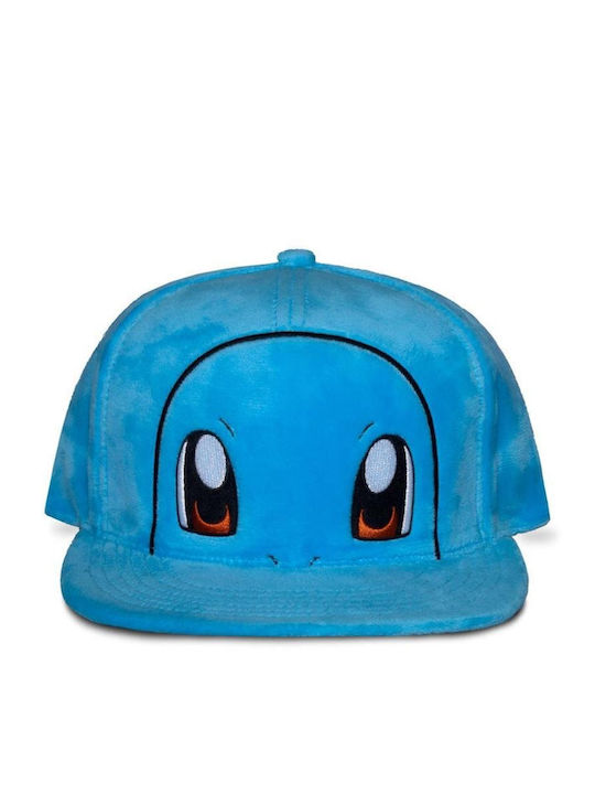 Difuzed Kids' Hat Jockey Fabric Pokemon Squirtle Light Blue