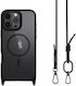 Mageasy Roar M With Lanyard Back Cover Σιλικόνης με Λουράκι Διάφανο (iPhone 16 Pro Max)