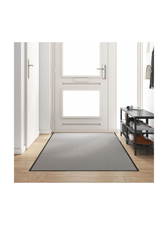 vidaXL Anti-slip Rug Outdoor Rectangular Gray