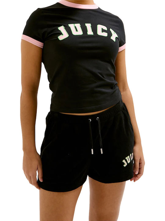 Juicy Couture Γυναικείο Αθλητικό Σορτς μαύρο