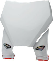 Placă de număr Cycra din plastic 1cyc-0807-31 450 Sx-f 350 250 Ktm Sx 23-24 125 piesă albă