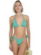 Bikini Set Top & Slip Bottom Green