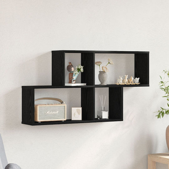 Ράφι Μαύρος Καρυδιάς 76x15x53εκ.