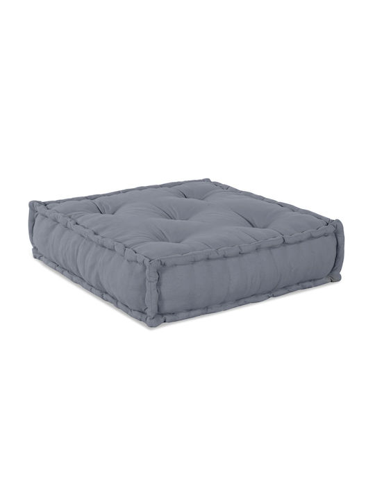 Bean Bag Sofa Poof Gray 70x70x36cm