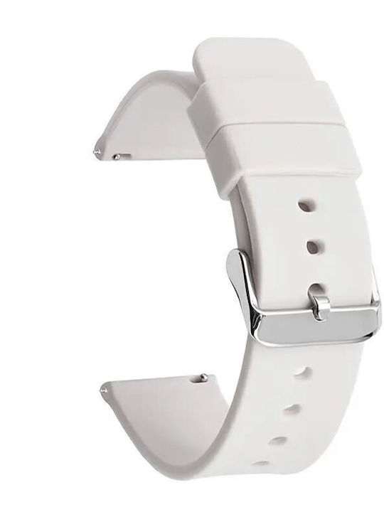Wsshe Rubber Strap White 18mm