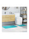 vidaXL Non-Slip Bath Mats Set Microfiber 4019860 Turquoise 2pcs