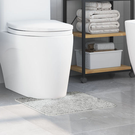 vidaXL Non-Slip Bath Mat Toilet 4019815 Grey 50x50cm